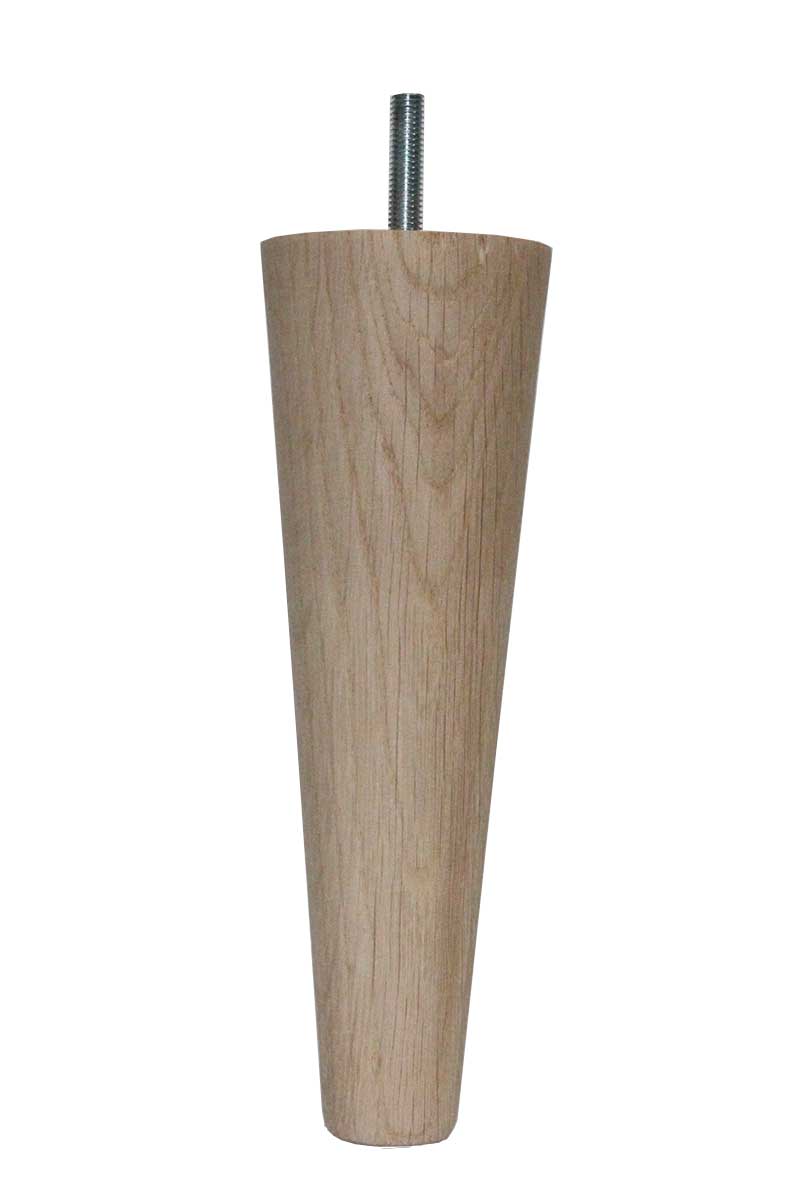 Stephanie Solid Oak Round Tapered Furniture Legs Heritage Components