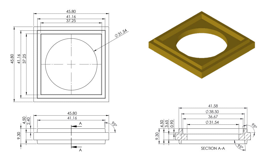 Brass Screw Castor with Embellisher | Furniture Castors – Heritage ...
