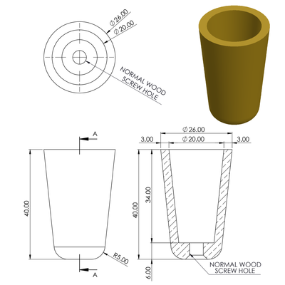 Mandarin Polished Brass Cup