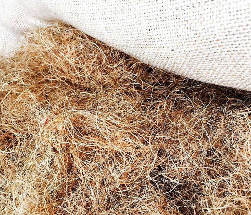 Fiji Coir Ginger Coconut Fibre Upholstery Wadding - 1kg Bag For Seat Stuffing